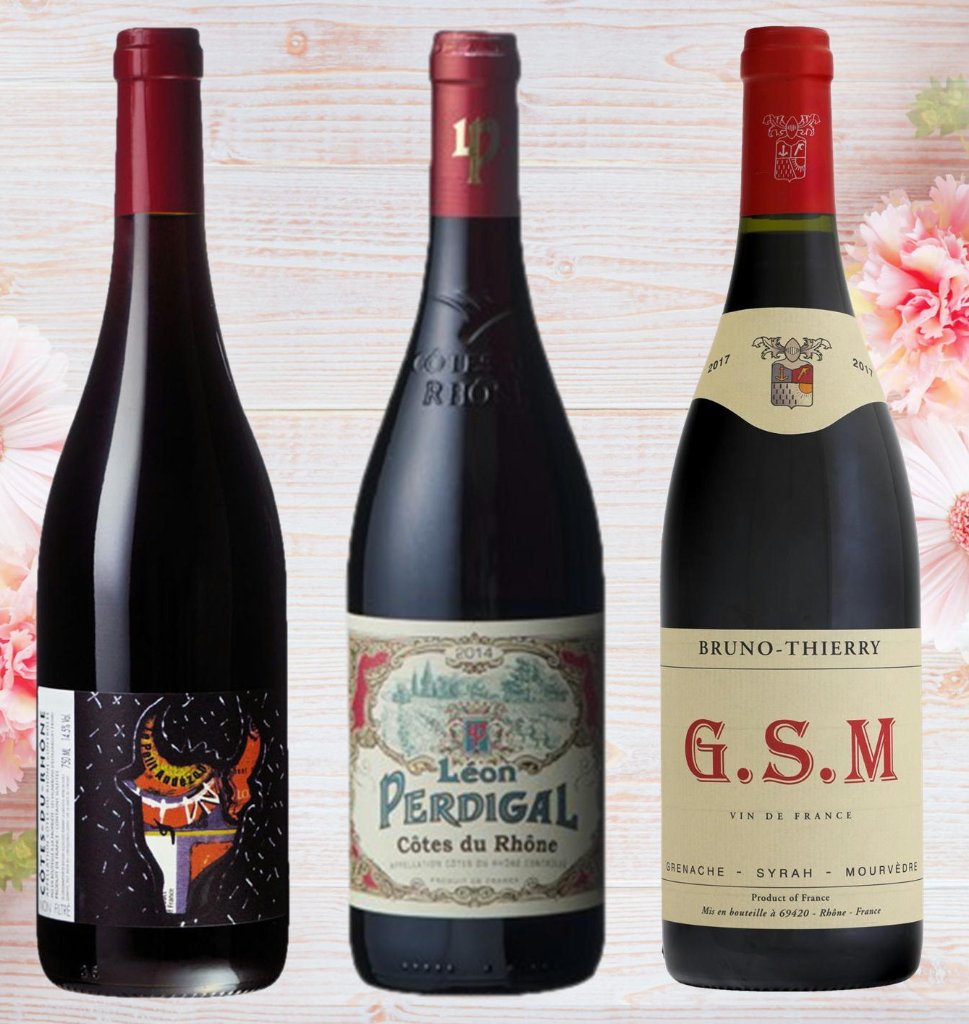 コート・デュ・ローヌ　赤ワイン３本セットの画像