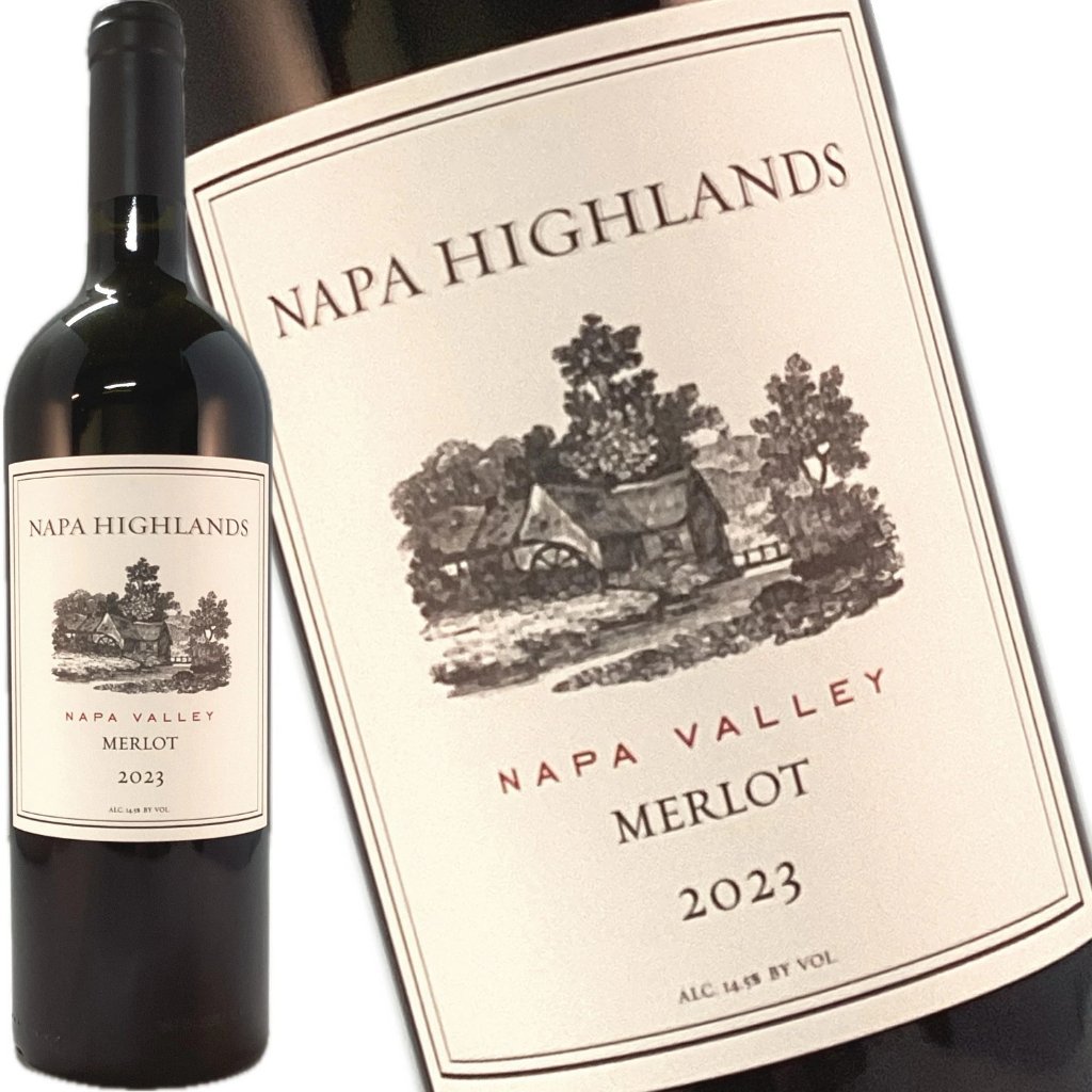 ナパ ハイランズ メルロ ナパ ヴァレー 2023 750mlの画像