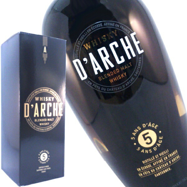 ウイスキー ダルシュ 5年 700ml(Whisky d'Arche 5 ans D'age 43°)の画像