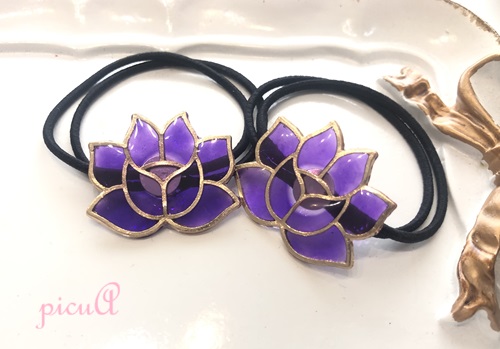 Lotus Crown＊ヘアゴムの画像