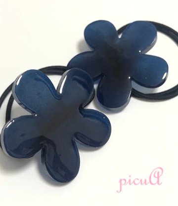 宙花（そらばな）＊ヘアゴムセット の画像