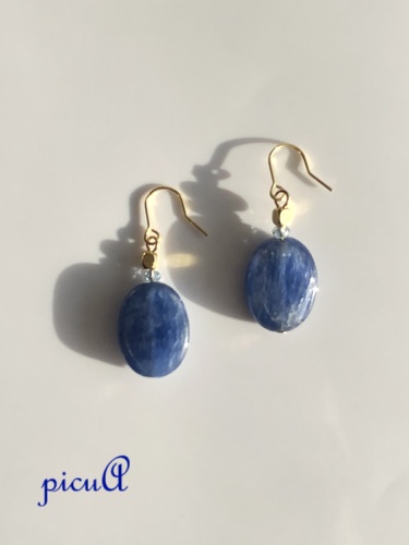 蒼のしずく～ピアス(イヤリング)の画像