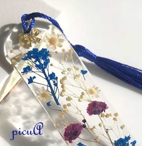 ★感謝デー★Garden Time／しおり（ブルー系）の画像