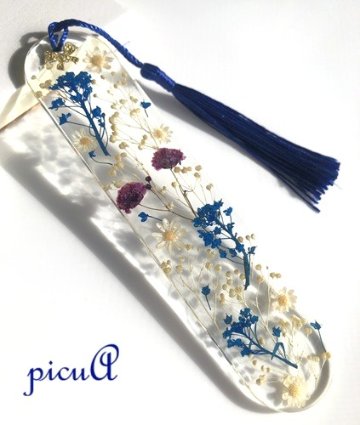 ★感謝デー★Garden Time／しおり（ブルー系）の画像