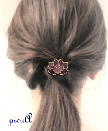 ★感謝デー★Lotus Crown＊ポニーフックの画像