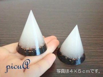 盛り塩オルゴナイト(２つセット)＊４～６cm＊の画像