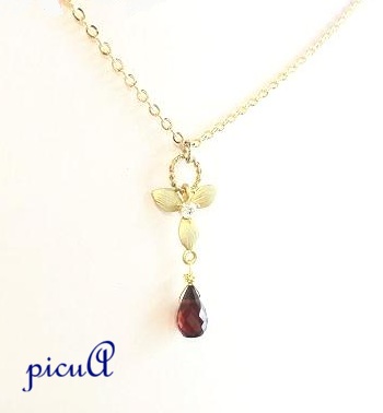 【1月誕生石SALE＊ガーネット】Blooming Garnetの画像