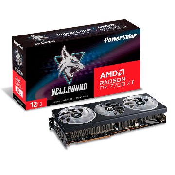 Hellhound AMD Radeon RX 7700 XT 12GB GDDR6の画像