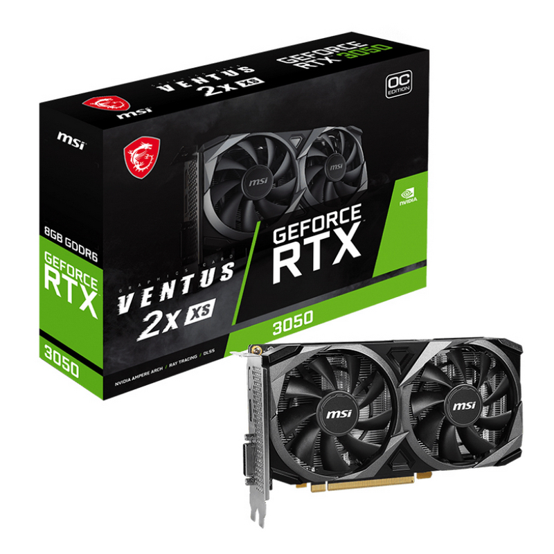 GeForce RTX 3050 VENTUS 2X XS 8G OC画像