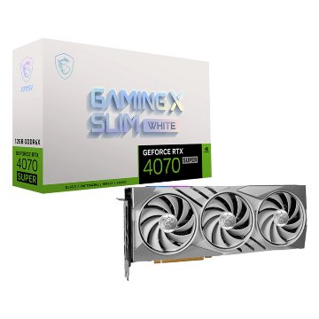 GeForce RTX 4070 SUPER 12G GAMING X SLIM WHITE画像