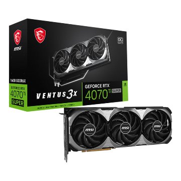 GeForce RTX 4070 Ti SUPER 16G VENTUS 3X OC画像