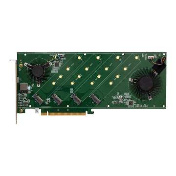 PCIe GEN4 QUAD M.2 RISER CARD画像
