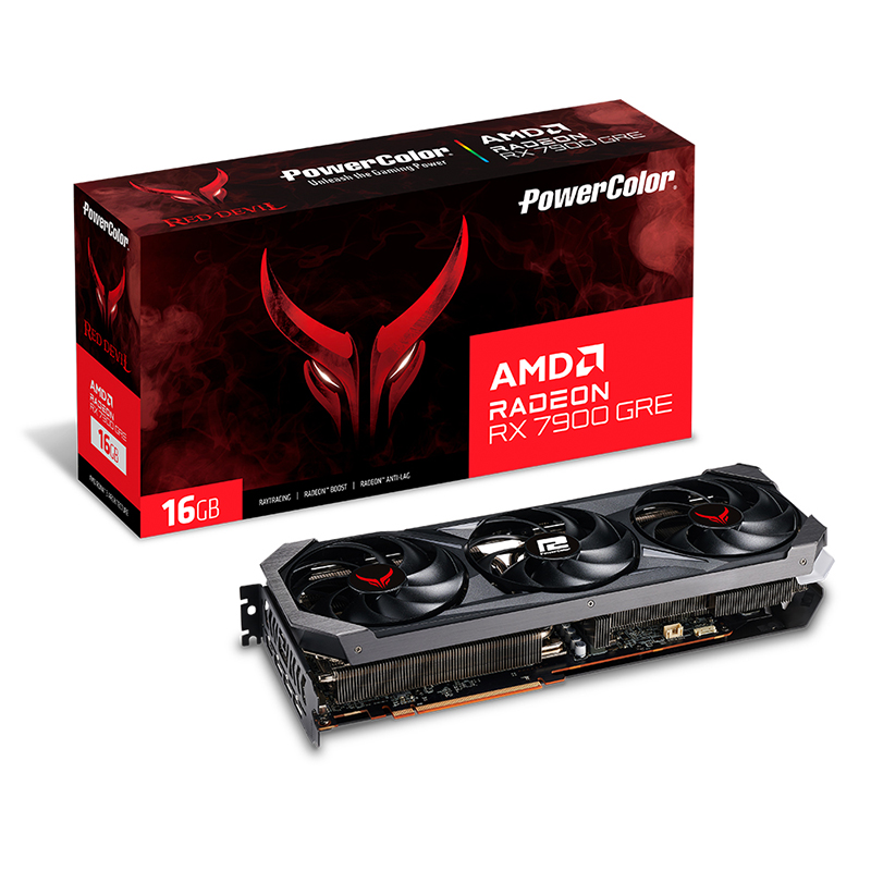 Red Devil AMD Radeon RX 7900 GRE 16GB GDDR6画像