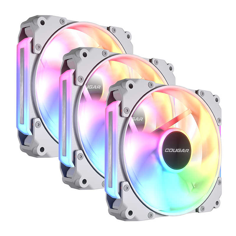 APOLAR 120 ARGB White 3 Fan Packの画像