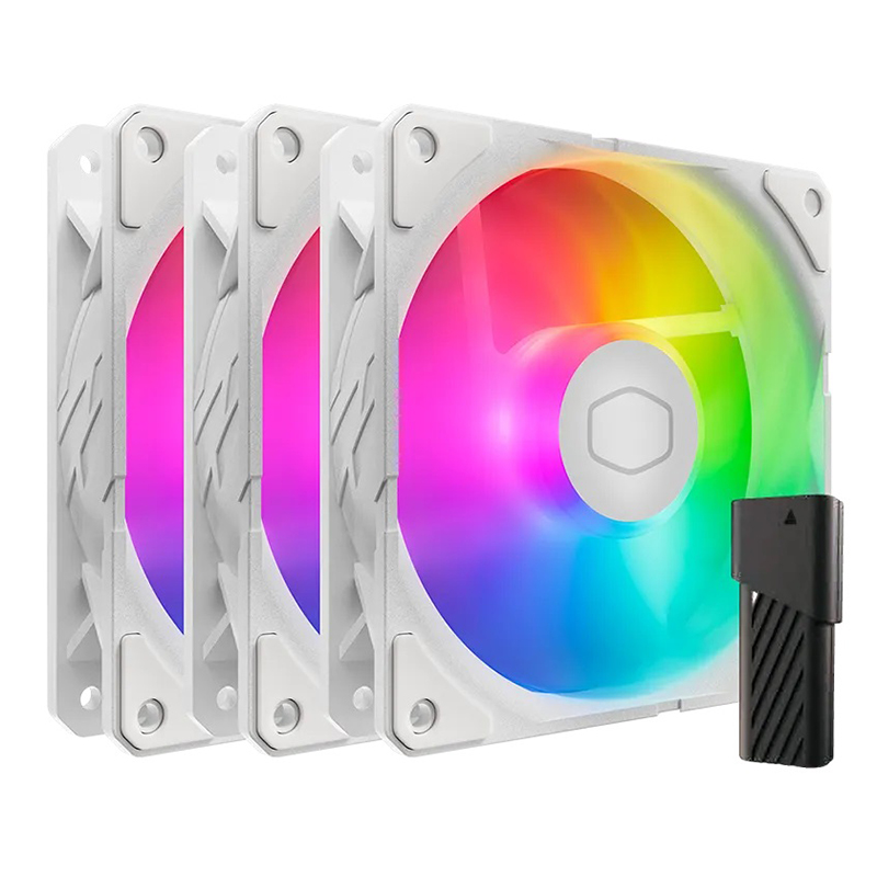 SickleFlow Edge 120 ARGB 3-Pack Fan Kit White Editionの画像