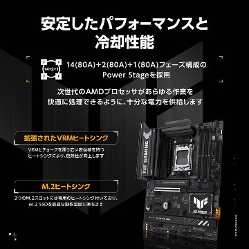 TUF GAMING B850-PLUS WIFIの画像