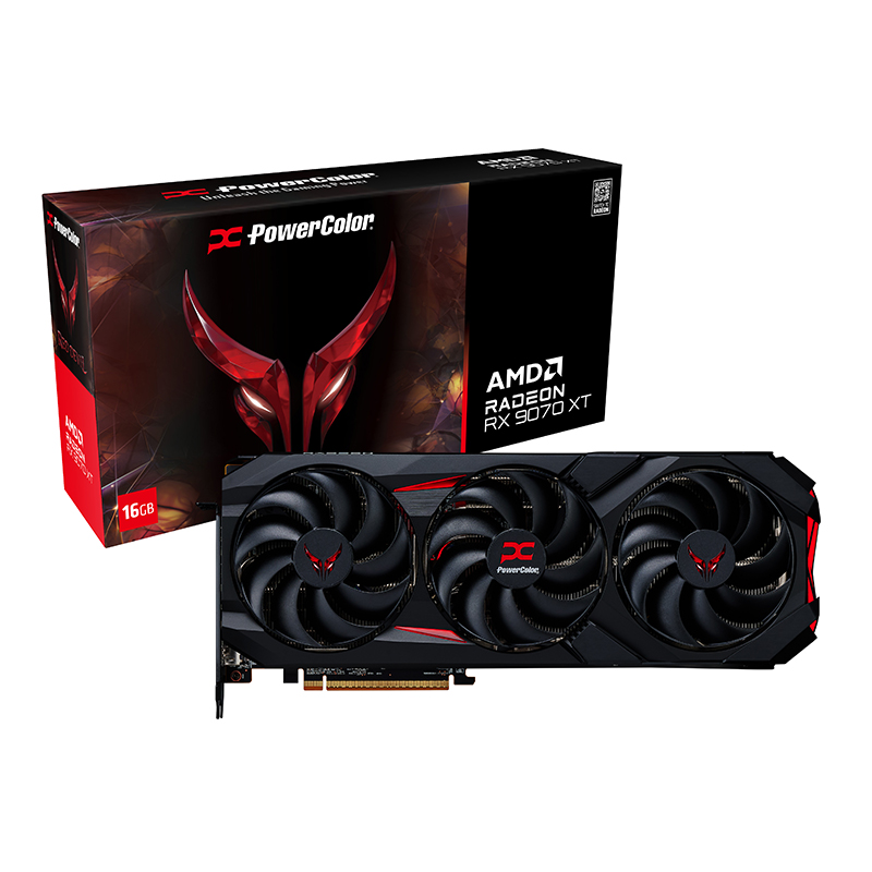 Red Devil AMD Radeon RX 9070 XT 16GB GDDR6の画像