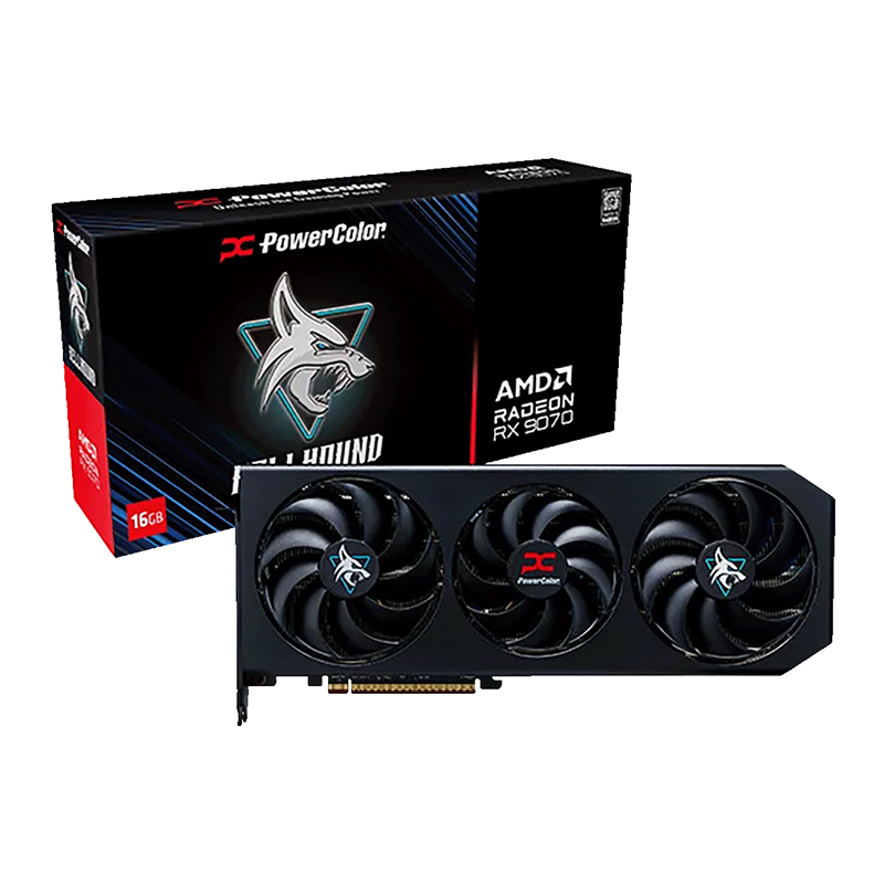 Hellhound AMD Radeon RX 9070 16GB GDDR6の画像