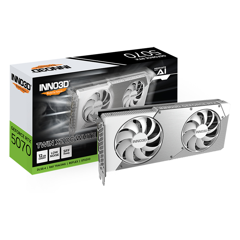 GeForce RTX 5070 Twin X2 OC WHITE   の画像
