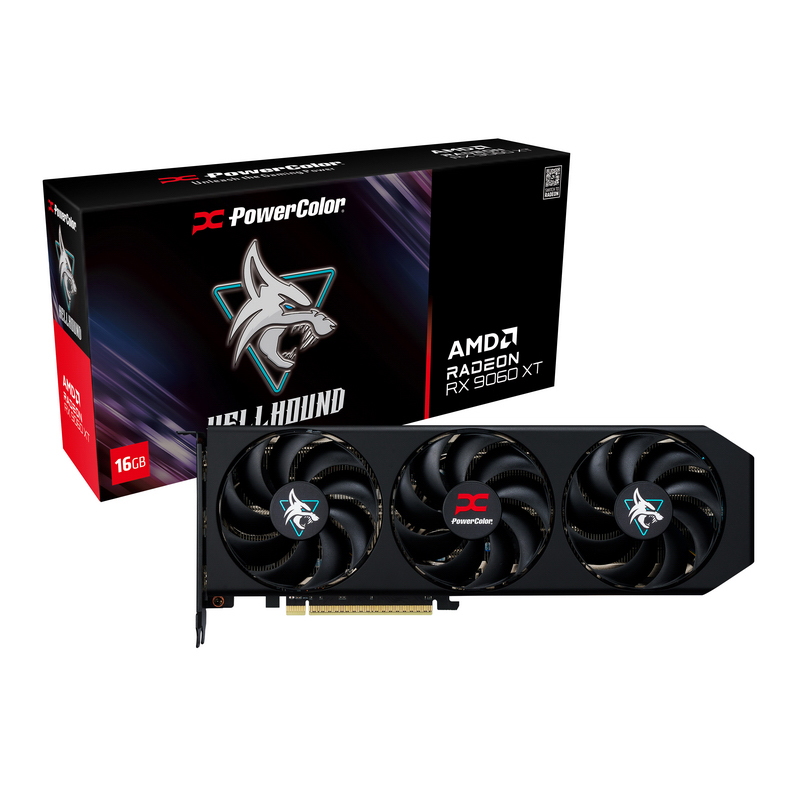 Hellhound AMD Radeon RX 9060 XT 16GB GDDR6の画像