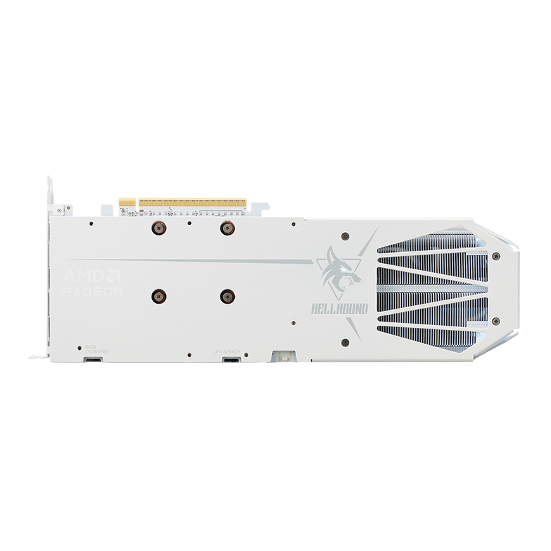 Hellhound Spectral White AMD Radeon RX 9060 XT 16GB GDDR6の画像