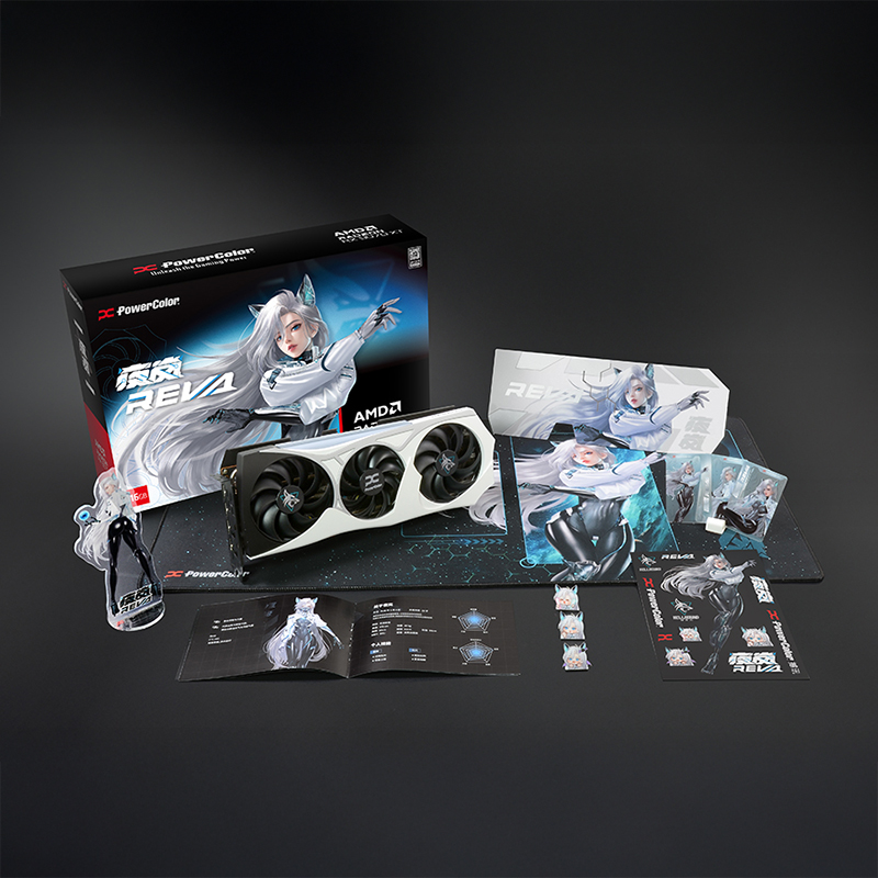 Hellhound Reva AMD Radeon RX 9070 XT 16GB GDDR6の画像