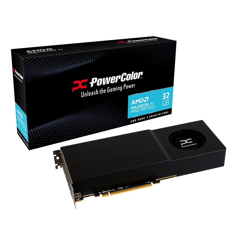 PowerColor Radeon AI PRO R9700の画像