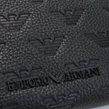 エンポリオアルマーニ EMPORIO ARMANI ラウンドファスナー 長財布 ブランド YEME49　Y142V　81072 BLACK ブラック画像