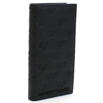 エンポリオアルマーニ EMPORIO ARMANI 2つ折り長財布 小銭入れ付き ブランド YEM474　Y142V　81072 BLACK ブラック画像