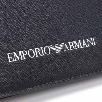 エンポリオ・アルマーニ EMPORIO ARMANI 2つ折り財布 Y4R165 Y020V 81072 BLACK ブラック メンズ画像