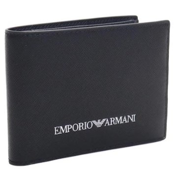 エンポリオ・アルマーニ EMPORIO ARMANI 2つ折り財布 Y4R165 Y020V 81072 BLACK ブラック メンズ画像