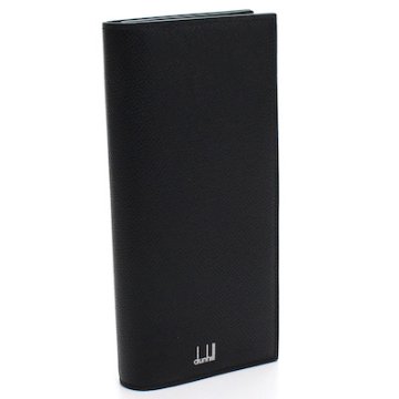 ダンヒル DUNHILL 2つ折り長財布 18F2100CA 001 BLACK ブラック メンズ ブランド財布画像