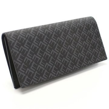 ダンヒル DUNHILL 2つ折り長財布 小銭入れ付き　ブランド メンズ 21R2100LT　001　シグネチャー BLACK ブラック画像