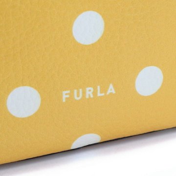 フルラ FURLA REAL 斜め掛け ショルダーバッグ ブランドバッグ WB00243　AX0768　0605S TONI POLLINE+NERO イエロー系画像