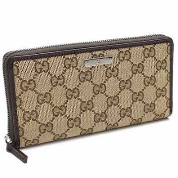 グッチ GUCCI 財布 METAL BAR ラウンドファスナー 長財布 307980 KY9IR 9643 ブラウン系 レディース画像