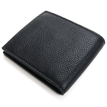 グッチ GUCCI DORIAN 2つ折り財布 小銭入れ付き 473922 A7M0N 1000 ブラック メンズ画像