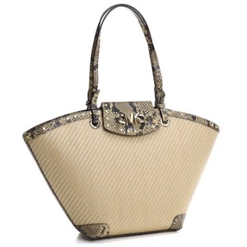 MICHAEL KORS マイケルコース IZZY トートバッグ ブランドバッグ ブランドトートバッグ 30T1GZYT8W 270 NATURAL ベージュ系画像
