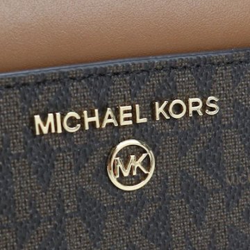 MICHAEL KORS マイケルコース JET SET ラウンドファスナー 長財布 ブランド 財布 レディース 34H1GT9E8B 252 BROWN-ACRN ブラウン系画像