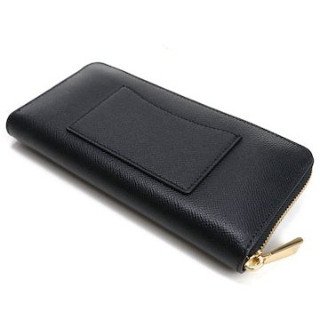 MICHAEL KORS マイケルコース JET SET ラウンドファスナー 長財布 ブランド 財布 レディース 34H1GT9E8L LEATHER 001 BLACK ブラック画像