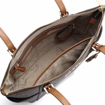 マイケル コース MICHAEL KORS JET SET ITEM トートバッグ 30S0GTTT1B 252 BRN/ACORN ブラウン系 ファスナー付き チャック付き レディース ブランド画像