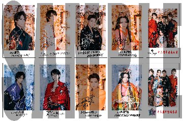 TOKYO流星群～12周年記念公演～ チェキ風ランダムカード(全10種)※5枚セット画像
