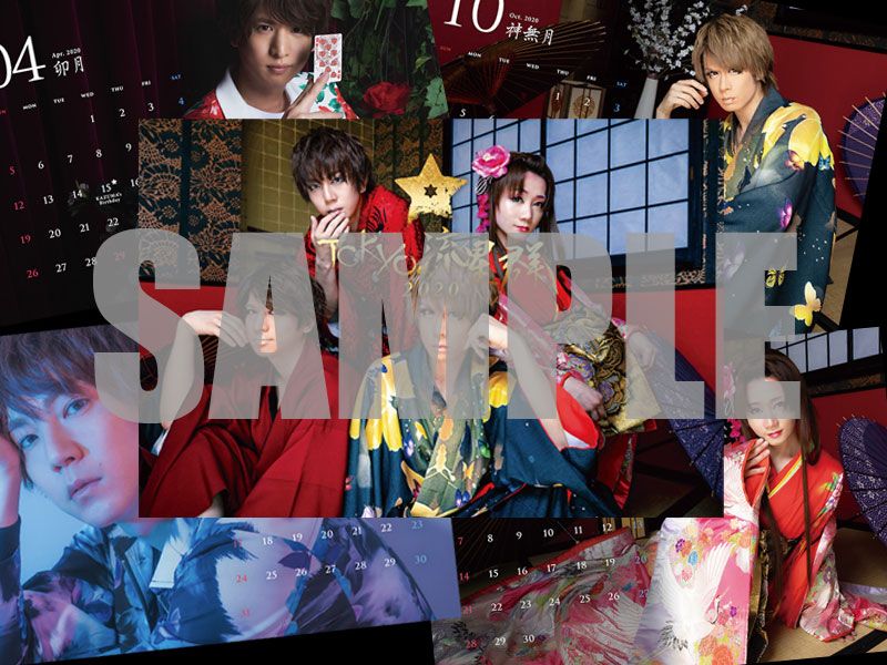 TOKYO流星群2020年4月〜2021年4月カレンダーの画像