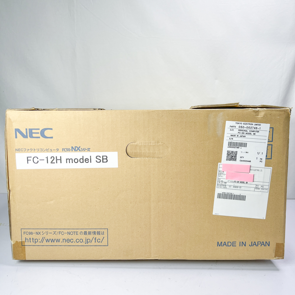【未使用品】NEC FC98-NX FC-12H modelSB OSなし HDDなし 180日保証の画像