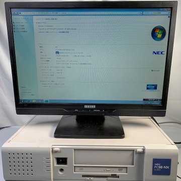 NEC FC98-NX FC-S21W model S71R5Z Windows7 Pro 32bit HDD 160GB 90日保証画像