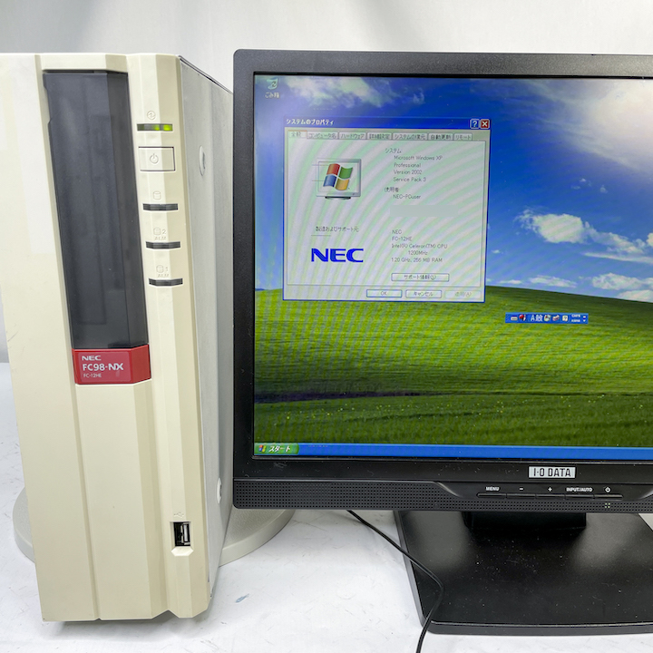 NEC FC98-NX FC-12HE modelSX1Z B2ZZ WindowsXP Pro SP3 HDD 30GB メモリ 256MB 30日保証画像