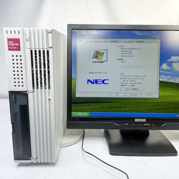 NEC FC98-NX FC-E18M modelSX1V5Z A WindowsXP SP3 HDD 80GB メモリ 2GB 30日保証画像