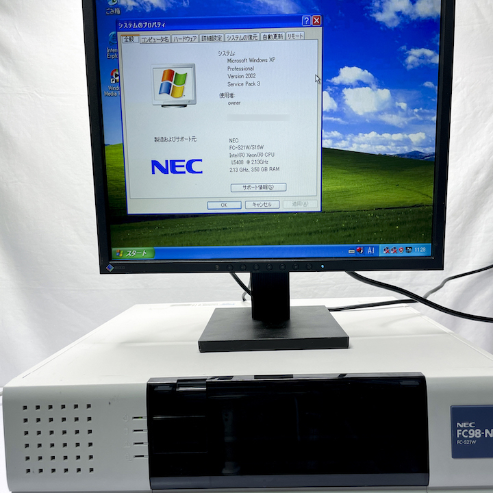 NEC FC98-NX FC-S21W model SX2CB0 WindowsXP Pro SP3 HDD 160GB×2 ミラーリング機能 30日保証画像
