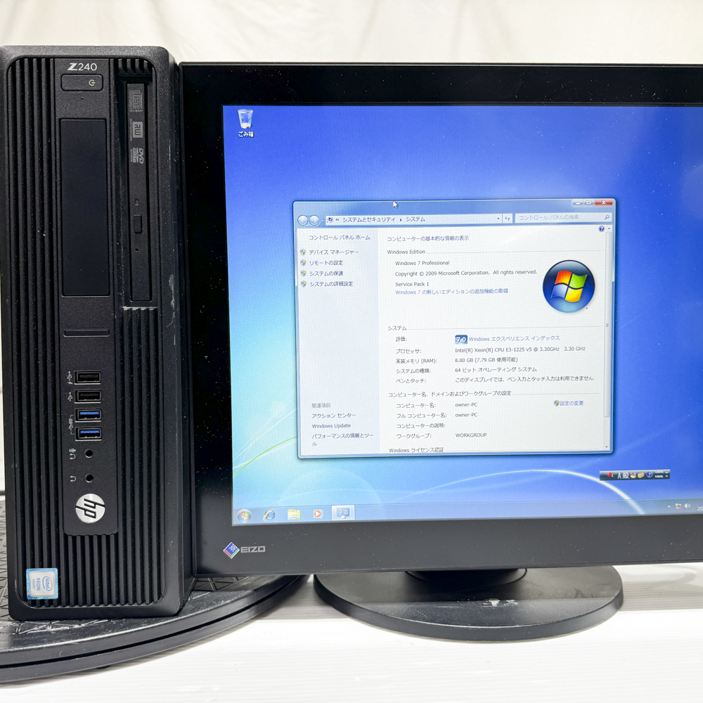 中古】HP Z240 SFF Workstation Windows10 Pro 64bit