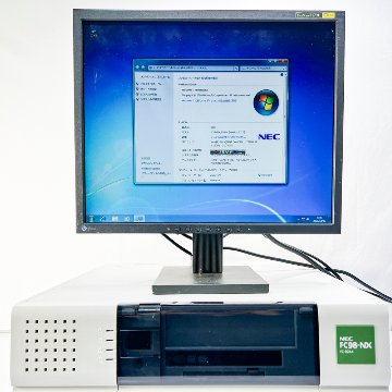 NEC FC98-NX FC-D21A model S74V5R Windows7 Pro 32bit HDD 320GB×2 ミラーリング搭載 90日保証画像