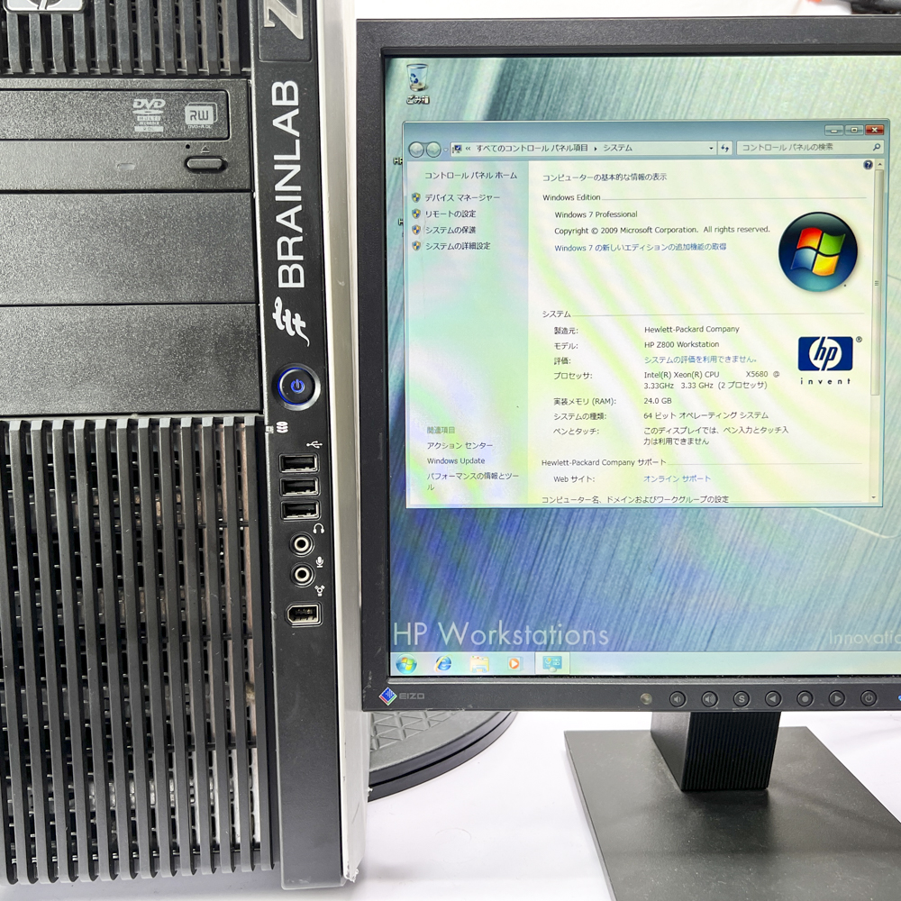 HP Z800 Workstation Windows7Pro HDD 1TB メモリ24GB K4000 90日保証画像